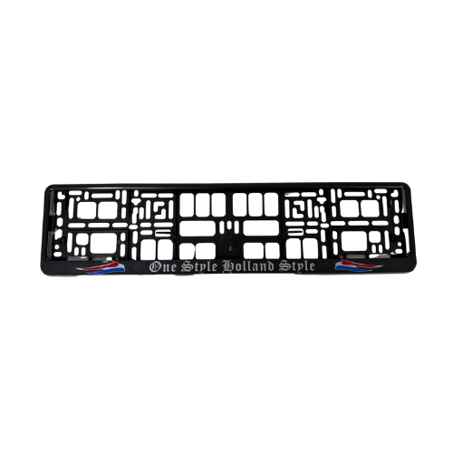 Number Plate Surrounds: Dutch