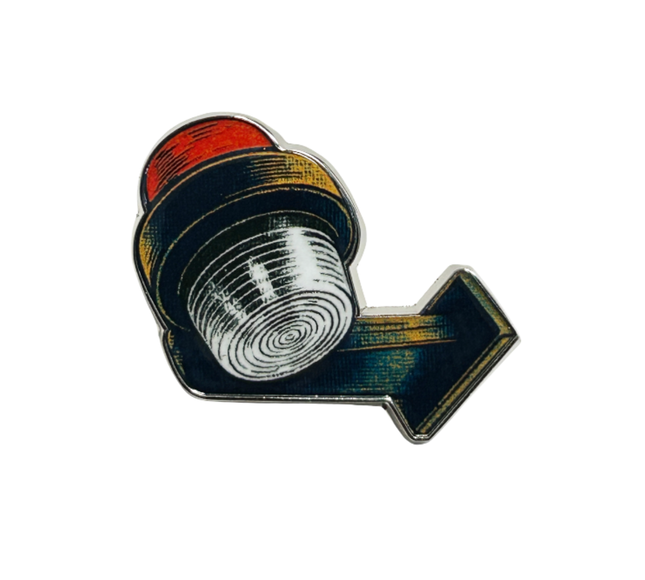 Pin: Red & White Gylle