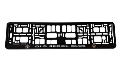Number Plate Surrounds: OldSkool