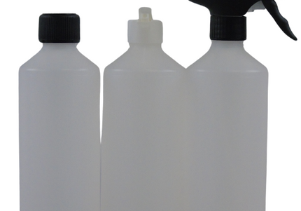CHROME: 3 x Empty 500ML Bottles