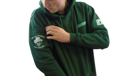 CHROME: Forest Green Hoodie