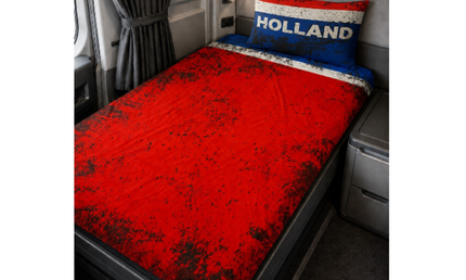Reversible European Single Bed Cover Set: Holland Style