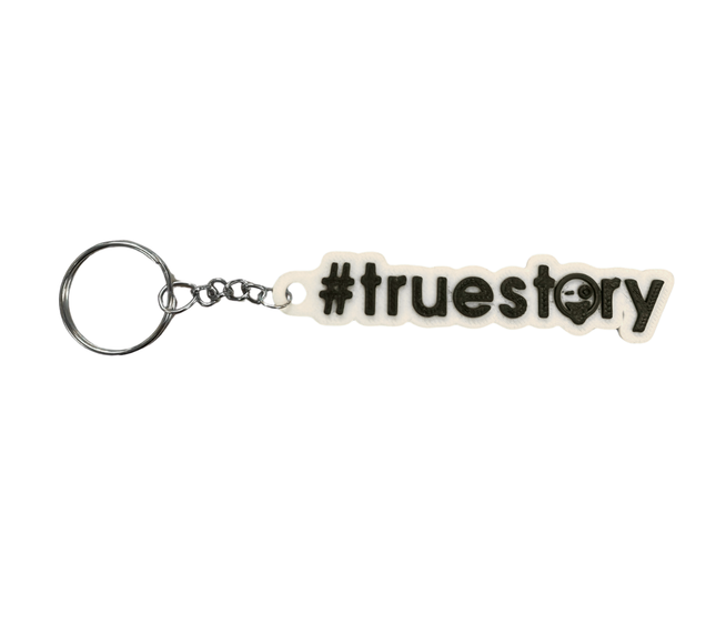 Key Ring: #Truestory Logo