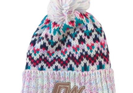 CHROME: Limited Edition Bobble Hat - Pink/White