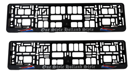Number Plate Surrounds: Dutch