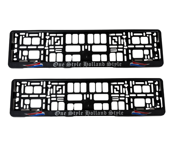 Number Plate Surrounds: Dutch