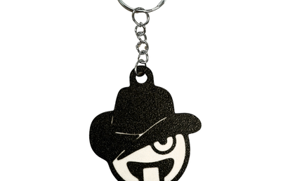 Key Ring: Cowboy Emoji Logo