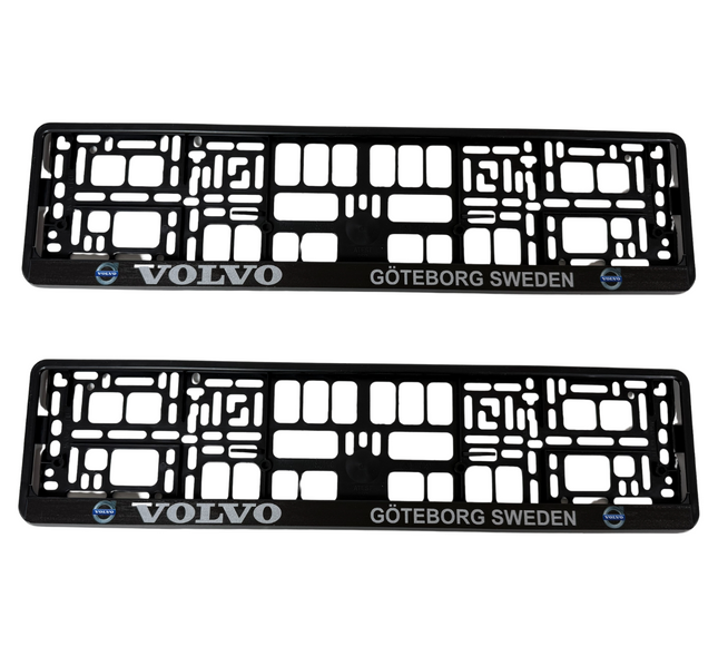 Number Plate Surrounds: Volvo