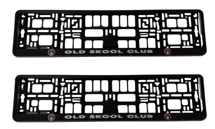 Number Plate Surrounds: OldSkool
