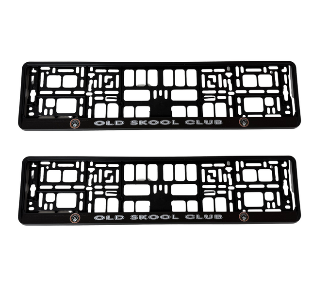 Number Plate Surrounds: OldSkool