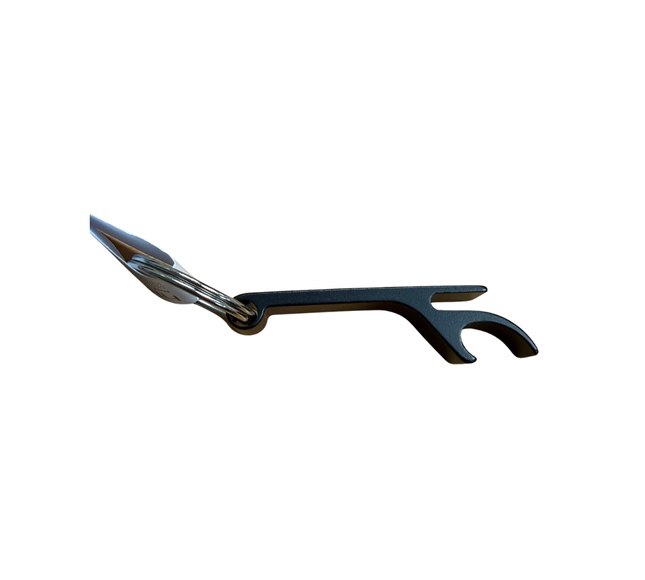 Key Ring: Chrome Logo Bottle Opener