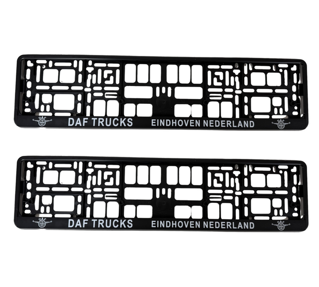 Number Plate Surrounds: DAF