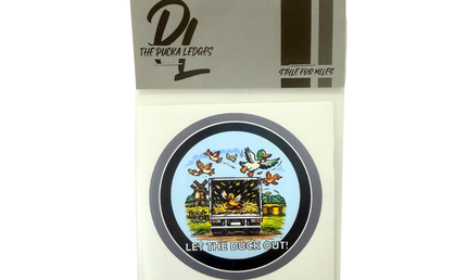 Pucka Ledges: Let The Duck Out Sticker