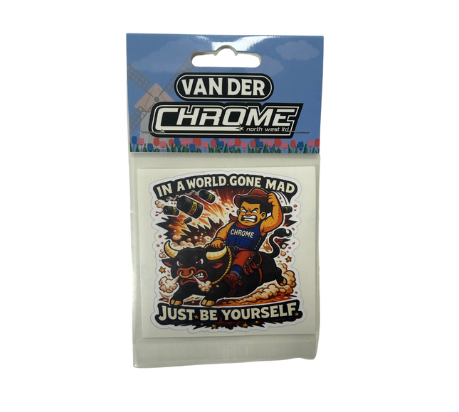 Van Der Chrome: Rodeo Jase Sticker