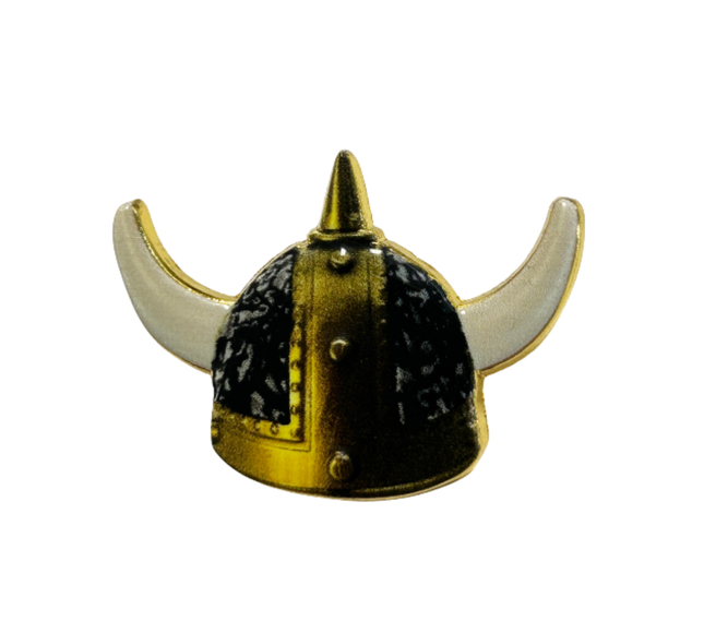 Pin: Viking Hat DP Grey