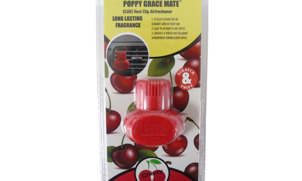 Gracemate: Poppy Vent Air Freshener - Cherry