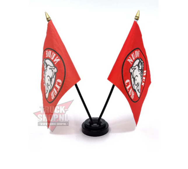 Table Flag Set: Nude Bus Club