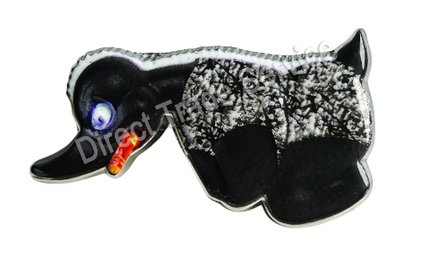 Pin: Angry Duck - Grey