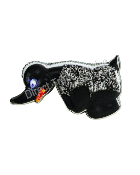 Pin: Angry Duck - Grey