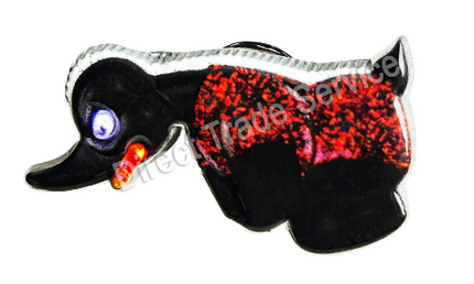 Pin: Angry Duck - Red