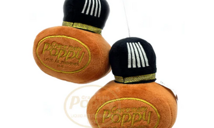 Gracemate: Plush Brown Poppy Dice