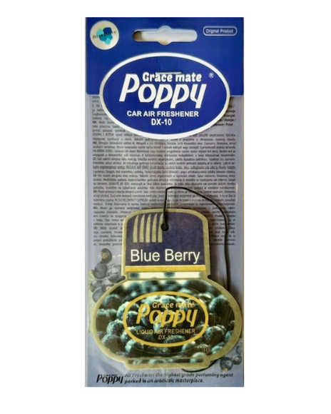Gracemate Poppy Card Air Fresheners