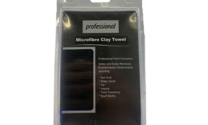 CHROME: Clay Towel - Black/Blue
