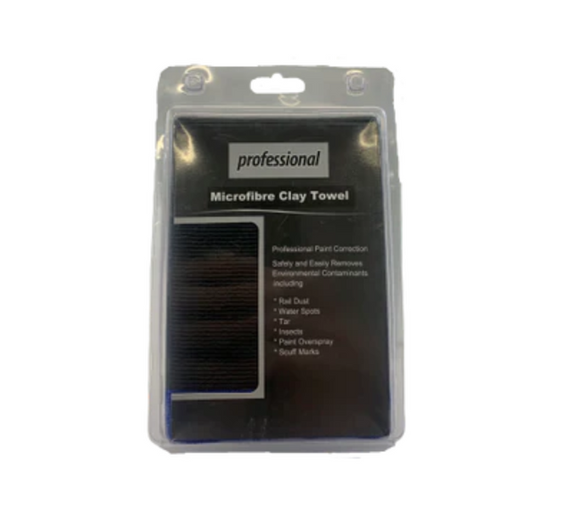 CHROME: Clay Towel - Black/Blue