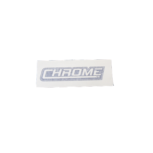Chrome Logo Vinyl Sticker