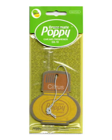 Gracemate Poppy Card Air Fresheners