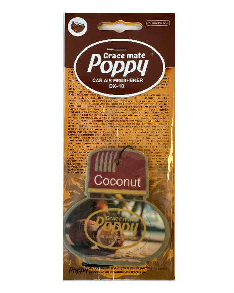 Gracemate Poppy Card Air Fresheners