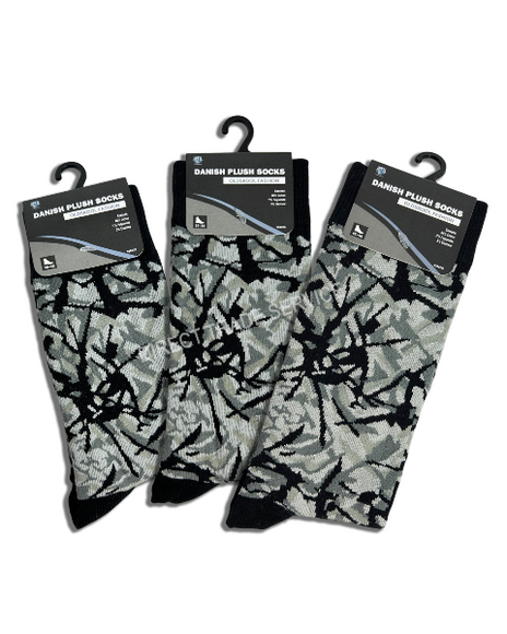 Danish Plush: Grey Socks - 1 Pair