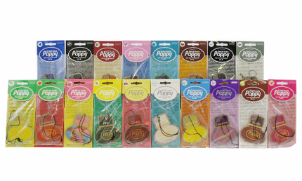 Gracemate Poppy Card Air Fresheners