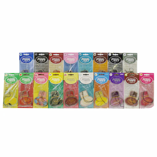 Gracemate Poppy Card Air Fresheners