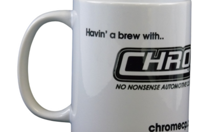 CHROME: "Havin' a brew with Chrome Northwest" Mug - "Havin' a brew with..."
