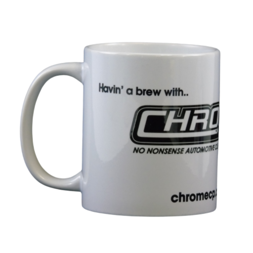 "Havin' a brew with Chrome Northwest" Mug - "Havin' a brew with..."