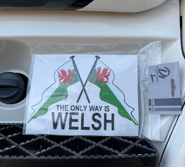 Only Way Is Welsh Black Stickers (2)
