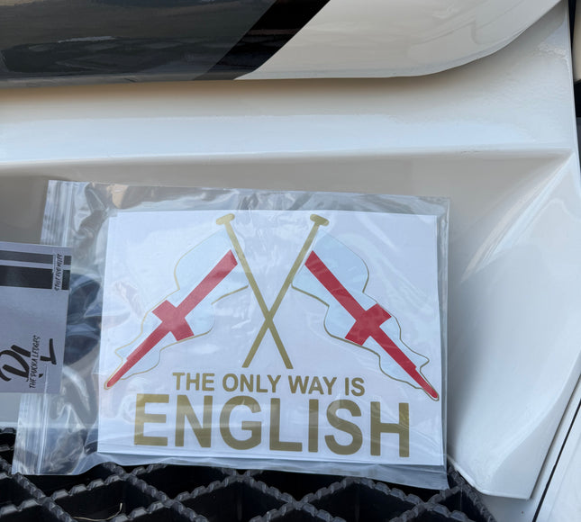 Only Way Is English Stickers (2)