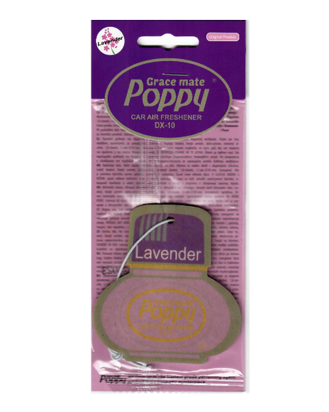Gracemate Poppy Card Air Fresheners