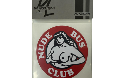 Pucka Ledges: Nude Bus Club Sticker