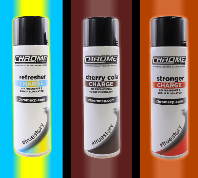 NEW! CHROME: New Charge Airfresheners - All Three