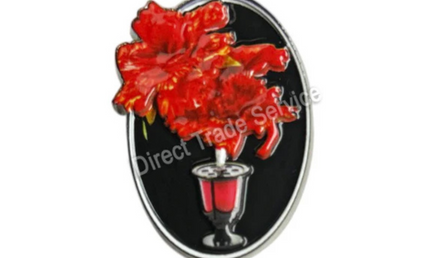 Pin: Red Flower