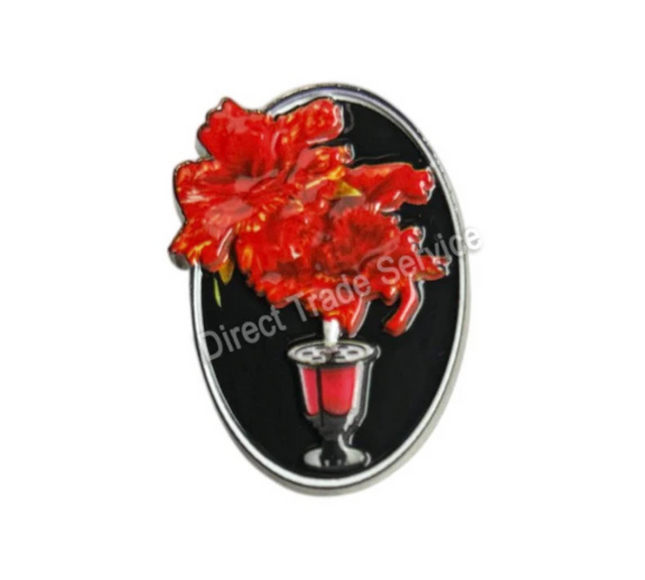 Pin: Red Flower