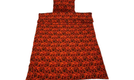 Danish Pluche: European Single Bed Cover Set - Red