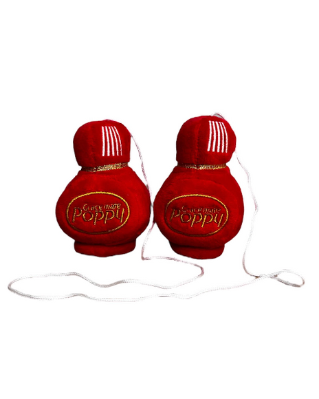 Gracemate: Plush Red Poppy Dice