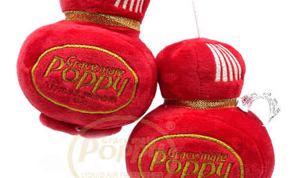 Gracemate: Plush Red Poppy Dice