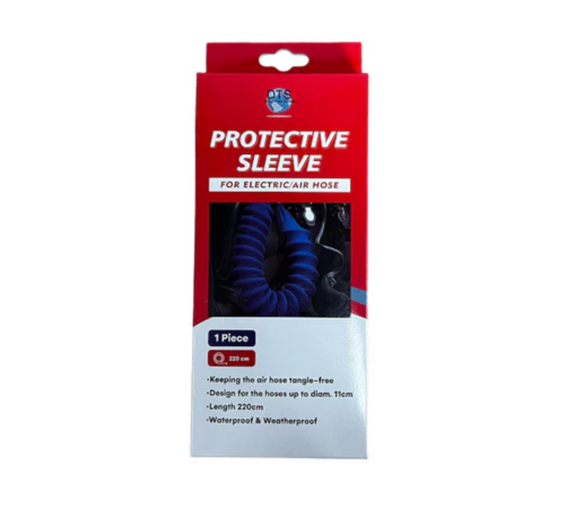 Air Hose Protective Sleeve: Blue