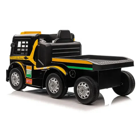 Mercedes-Benz Race Truck & Trailer Ride On for Kids