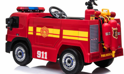 12V Fire Engine Ride On Powered Car for Kids
