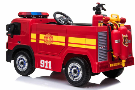 12V Fire Engine Ride On Powered Car for Kids